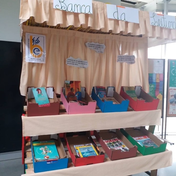 Reconfigurar a biblioteca escolar | boas práticas Biblioteca móvel na Escola Secundária de Ponte de Sor