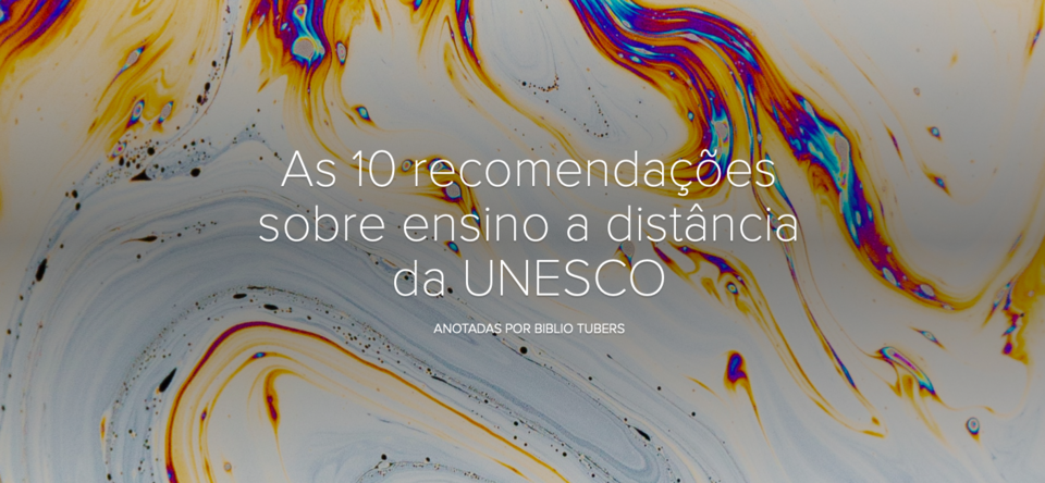 As 10 recomendações da UNESCO, anotadas Internet e Web: o tempo das comunidades